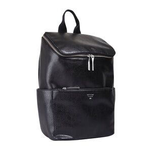 Matt & Nat Vegan Leather Black Backpack